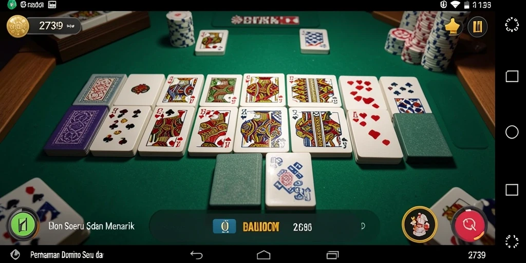 Gameplay seru Domino di 2739 dengan grafis menarik.
