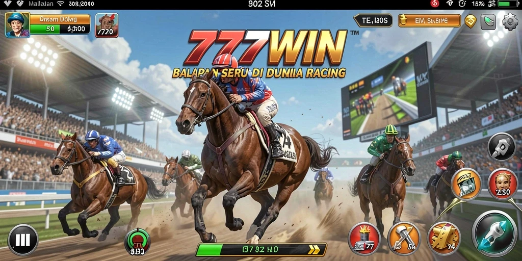 Gameplay balapan menegangkan dalam 777WIN dengan grafik memukau.