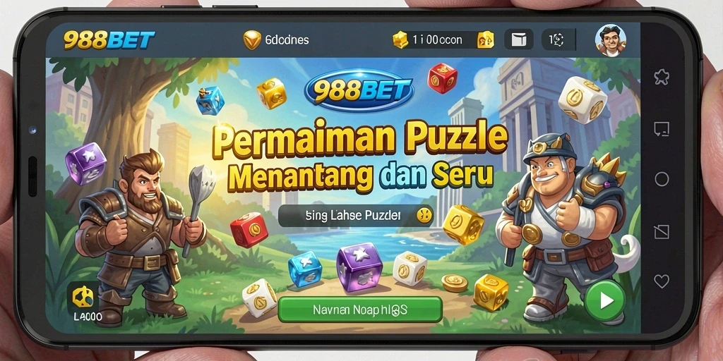 Screenshot gameplay 988BET menampilkan tantangan puzzle yang seru dan menarik.