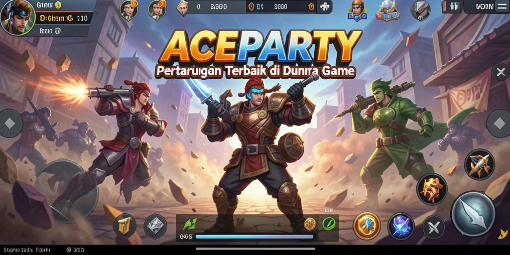 Gameplay seru dalam pertarungan epik di ACEPARTY.