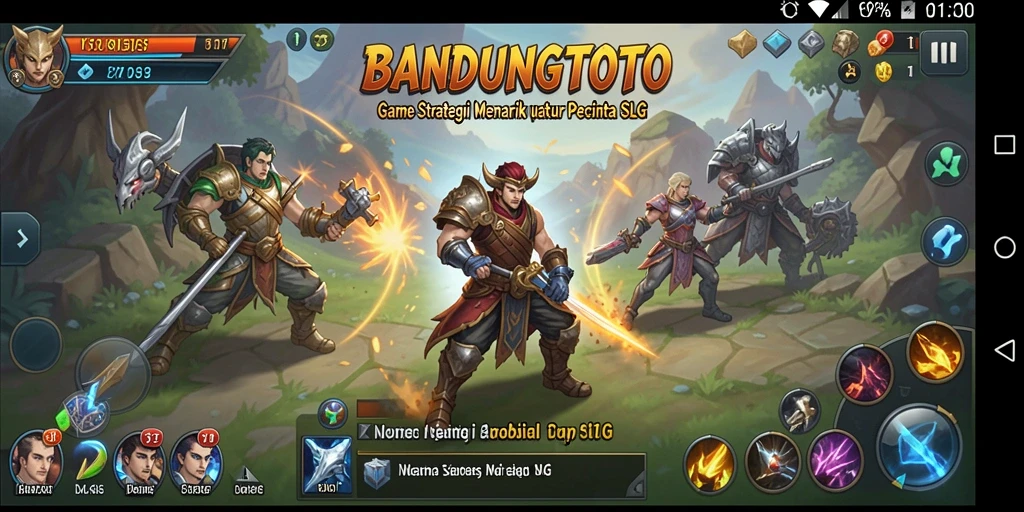 Tampilan gameplay menegangkan dalam BANDUNGTOTO saat bersaing dengan pemain lain.