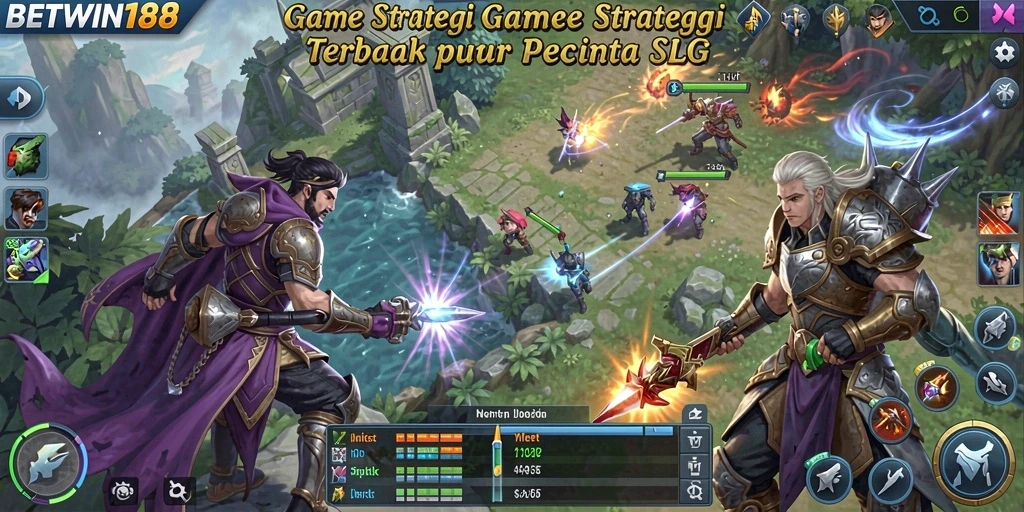 Tampilan gameplay seru dari BETWIN188 yang menampilkan strategi pertempuran.