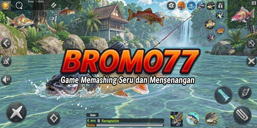 Gameplay menarik di BROMO77 dengan aksi memancing yang seru.