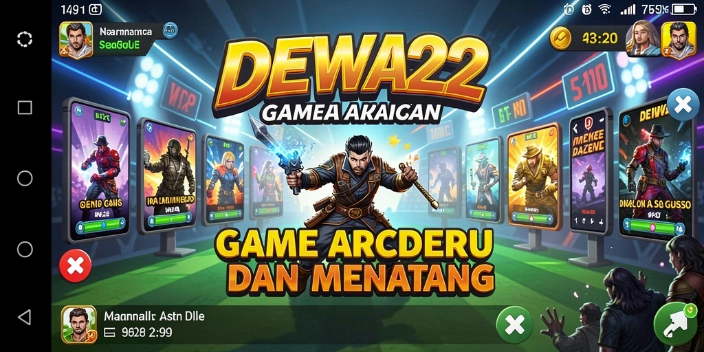 Tampilan menarik dari gameplay DEWA22 yang memikat.