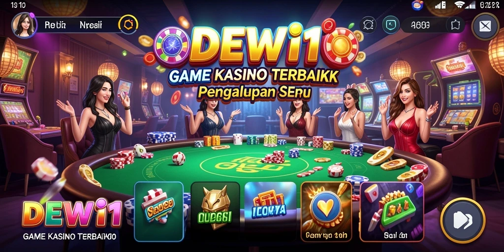 Tangkapan layar DEWI11 menampilkan gameplay Kasino yang menarik dan menyenangkan.