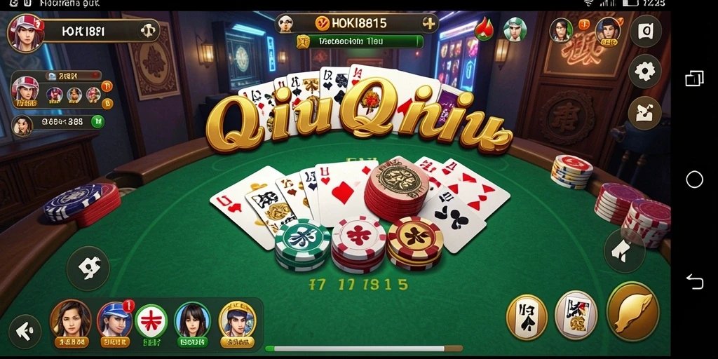 Gameplay seru HOKI8815 dalam aksi QiuQiu.