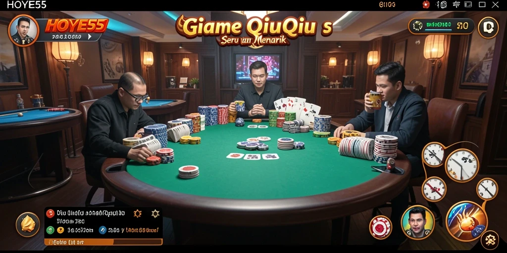 Screenshot gameplay QiuQiu dari HOYE55 yang seru.