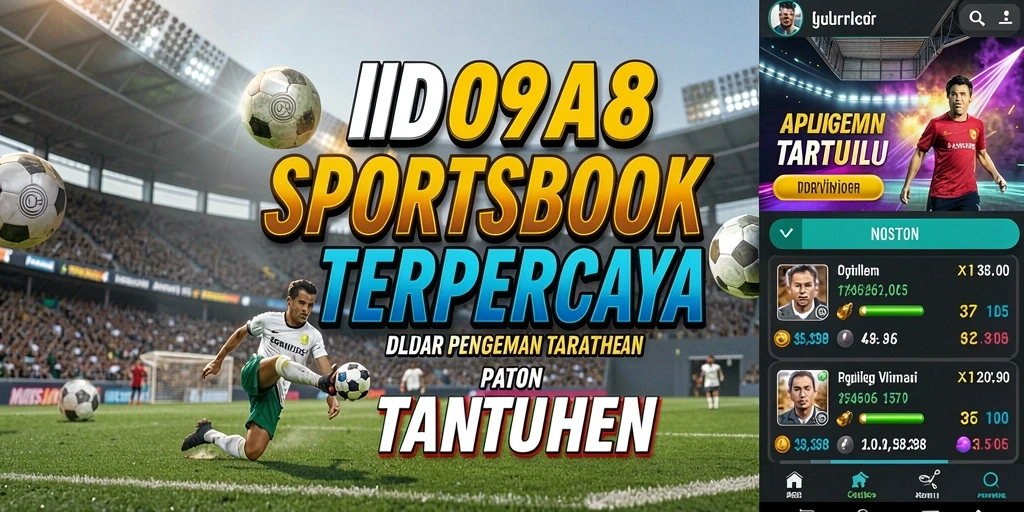 Screenshot ID098 yang menunjukkan antarmuka taruhan olahraga yang menarik.
