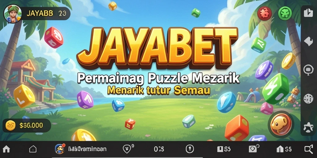 Screenshot JAYABET menampilkan permainan Puzzle yang seru dan menantang.