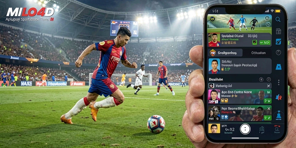 Tampilan gameplay Sportsbook yang menarik dan interaktif di MILO4D.