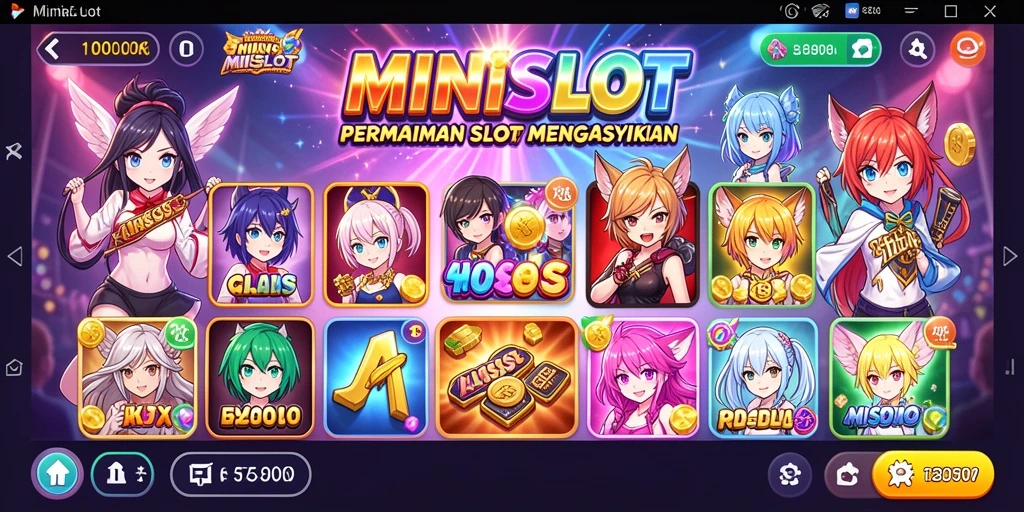 Tampilan mengasyikkan gameplay slot anime di MINISLOT.