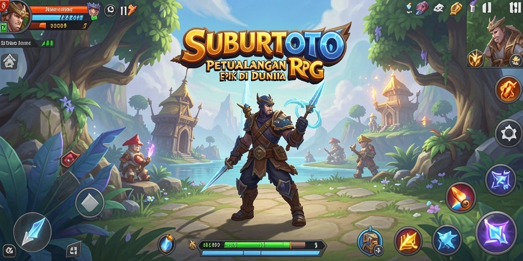 Tangkapan layar SUBURTOTO menampilkan aksi seru dalam pertarungan RPG.