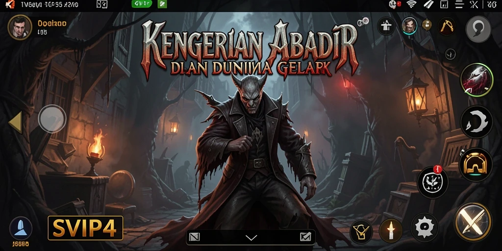 Screenshot gameplay SVIP4 yang menampilkan momen menegangkan dan kengerian.