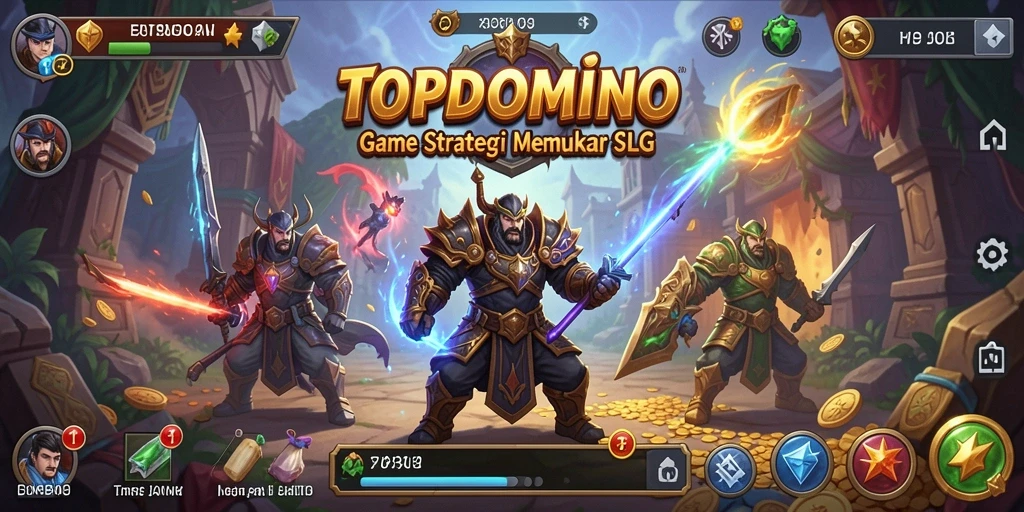 Screenshot gameplay dari TOPDOMINO yang menunjukkan strategi mendalam.