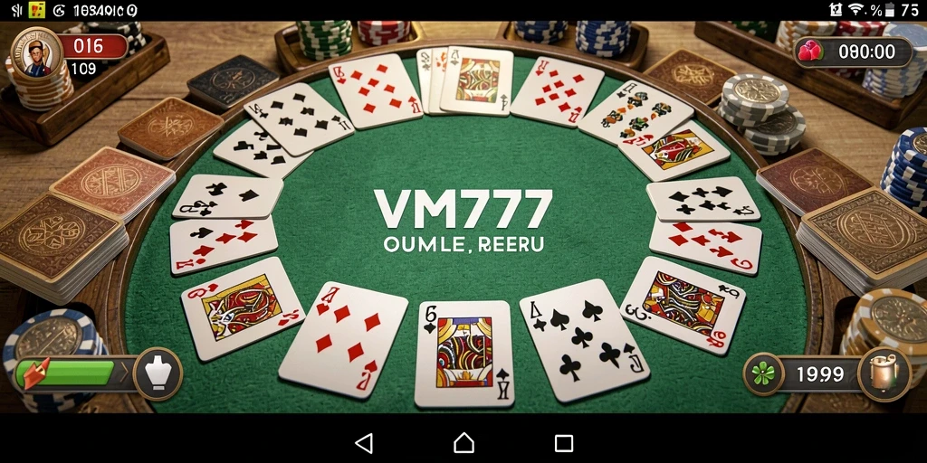 Tampilan menarik dari gameplay Gaple di VM777 yang mengasyikkan.