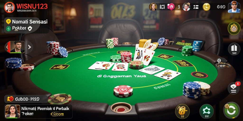 Gameplay poker yang seru dan menarik di WISNU123.